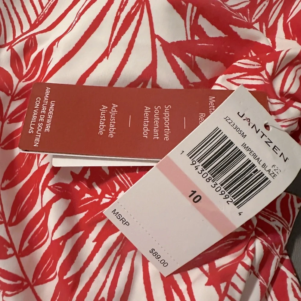 Jantzen one piece swimsuit size 10 - Picture 6 of 6